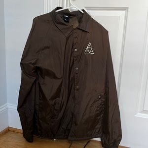 HUF button up windbreaker